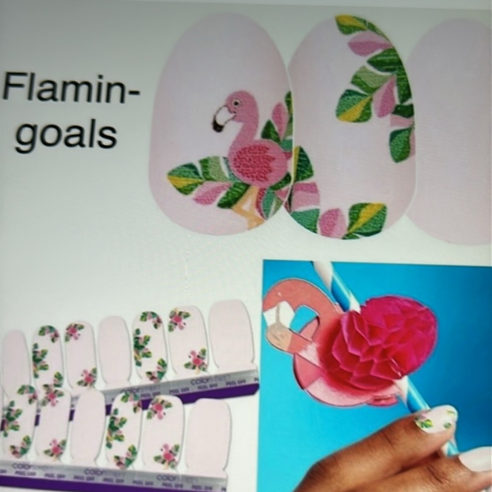 Retired Color Street New in Package! 
Flamin-goals - Picture 4 of 4